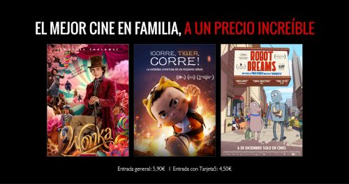 entradas para la noche de cine familiar